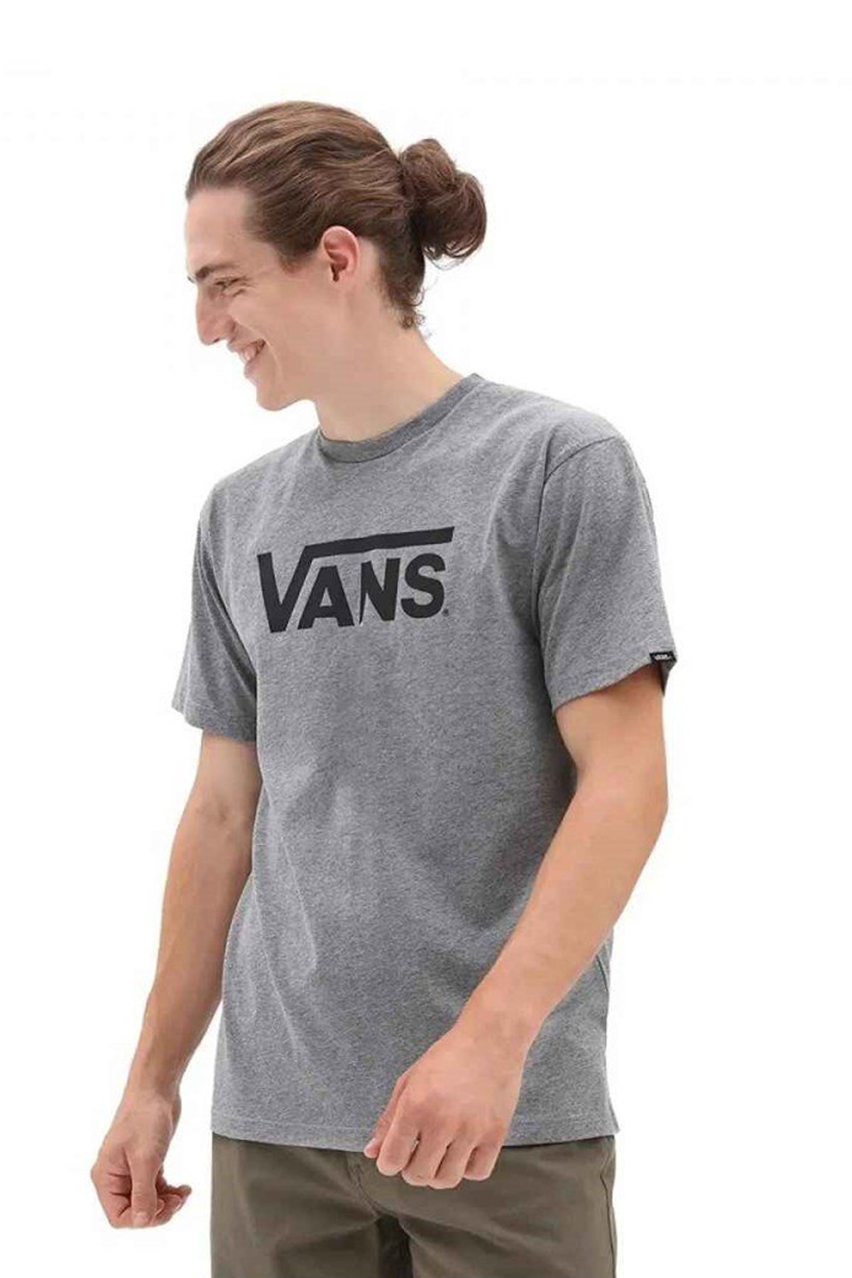 Vans Classic Vans Erkek Tişört VN0A7Y46YR21 Gri