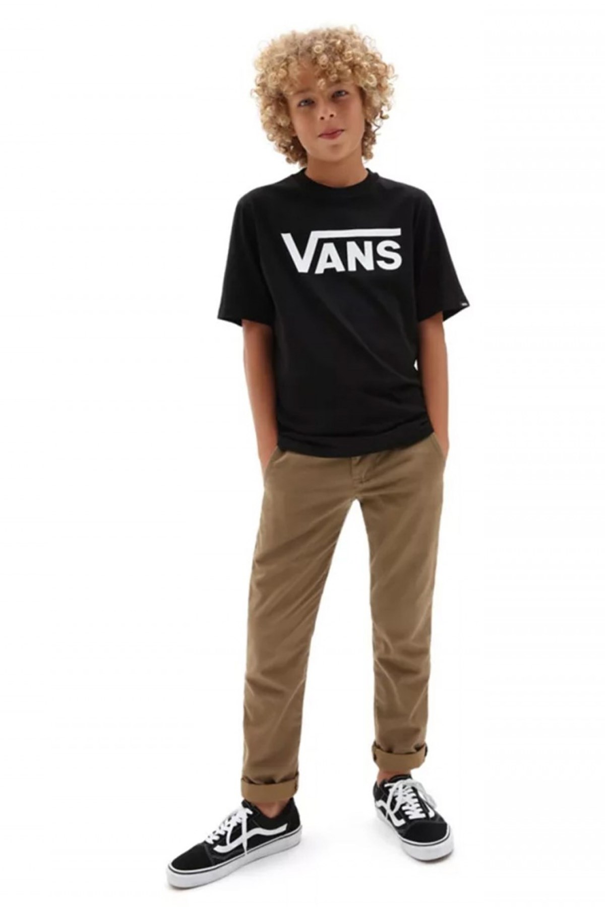Vans Classic Vans-B Çocuk Tişört VN0A7Y47Y281 Siyah