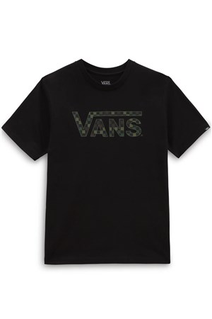 Vans Checkered Vans-B Çocuk Tişört VN0A7Y4DBLR1 Siyah