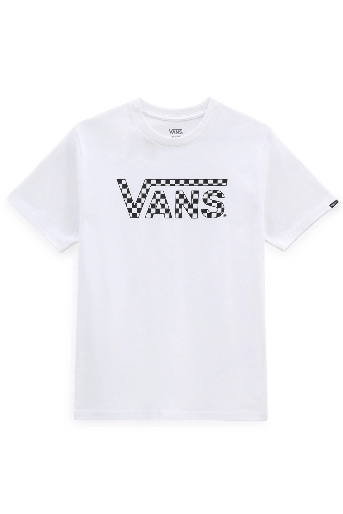 Vans Checkered Vans-B Çocuk Tişört VN0A7Y4DYB21 Beyaz