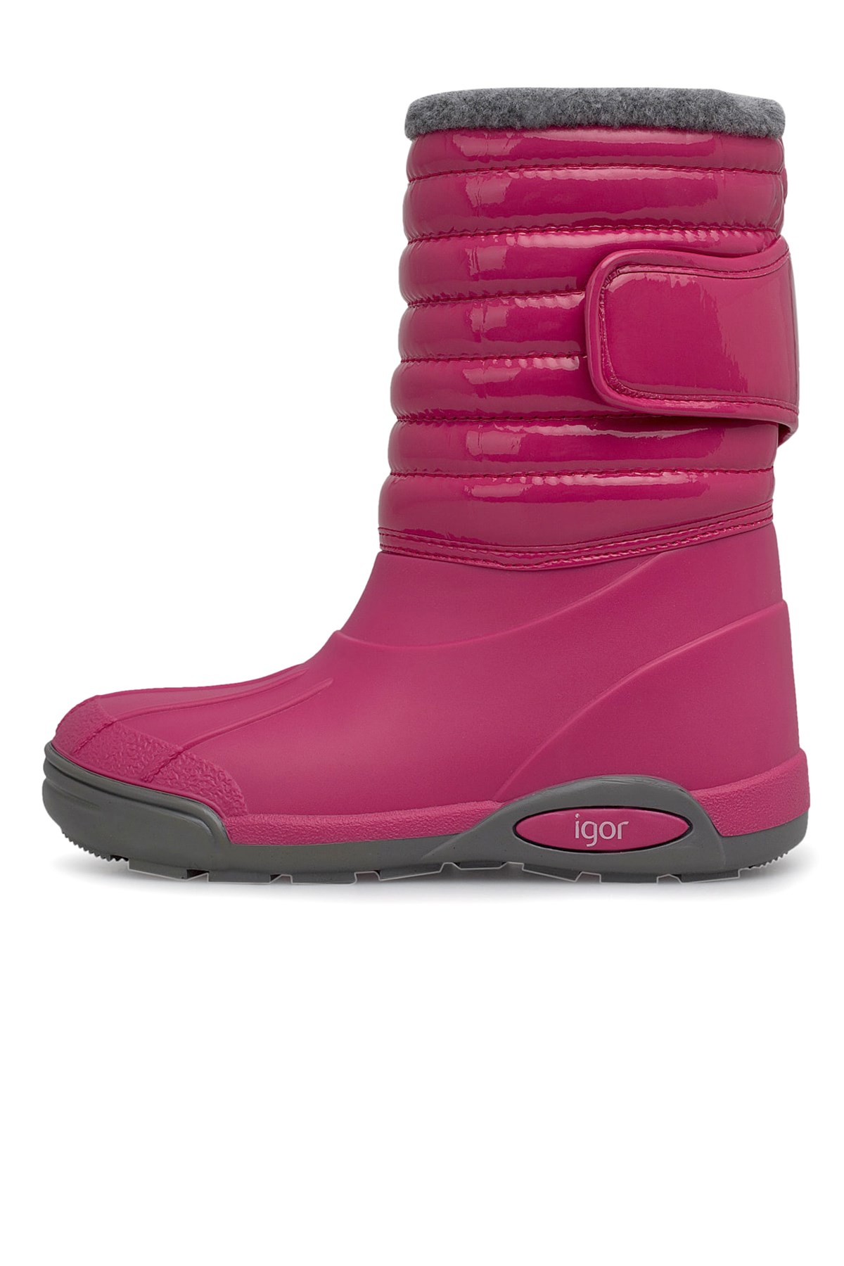 Igor Topo Ski Charol Çocuk Yağmur Çizmesi W10168-007 Pembe