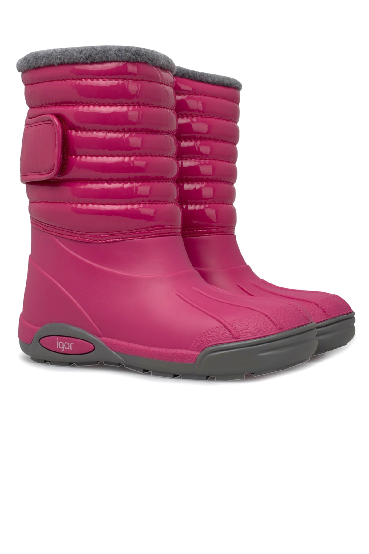 Igor Topo Ski Charol Çocuk Yağmur Çizmesi W10168-007 Pembe
