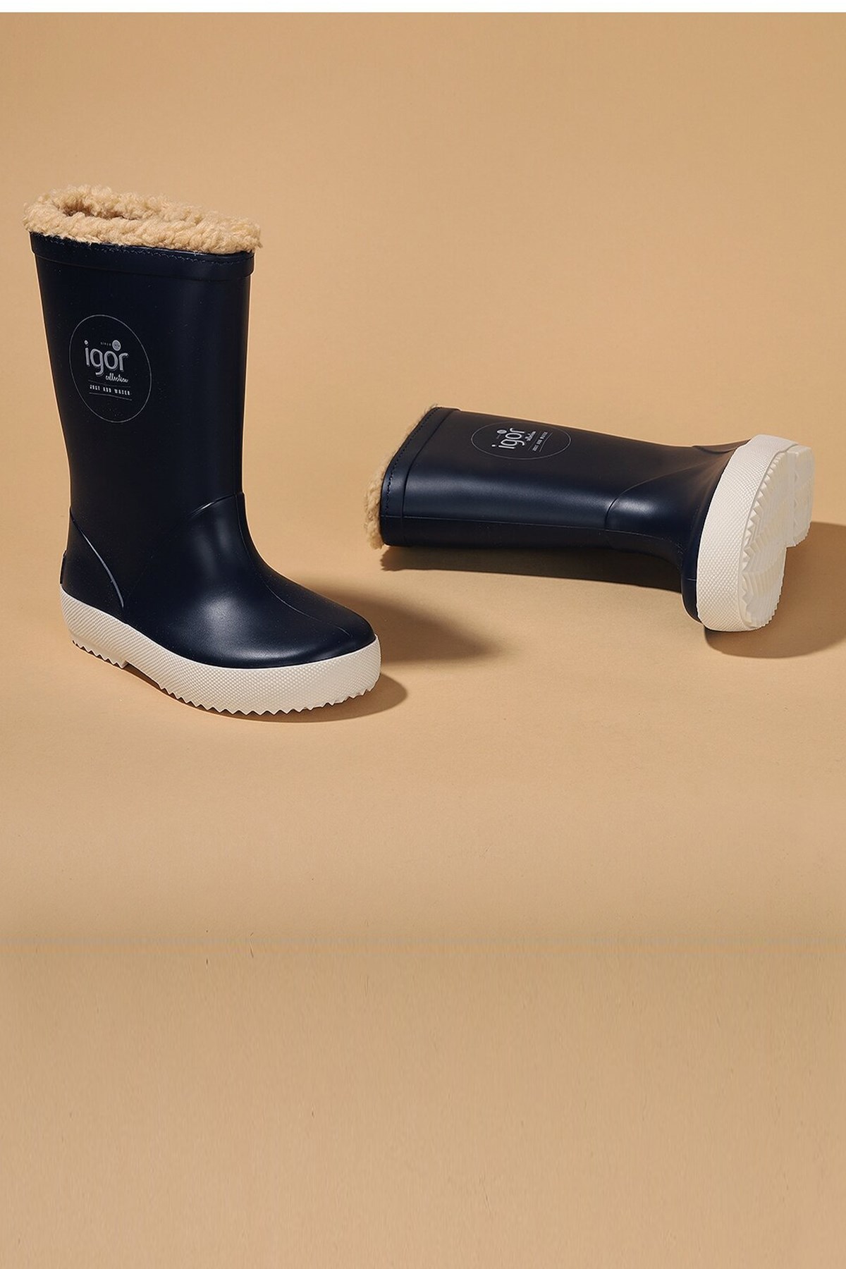 Igor Splash Borreguito Çocuk Yağmur Çizmesi W10207-003 Lacivert