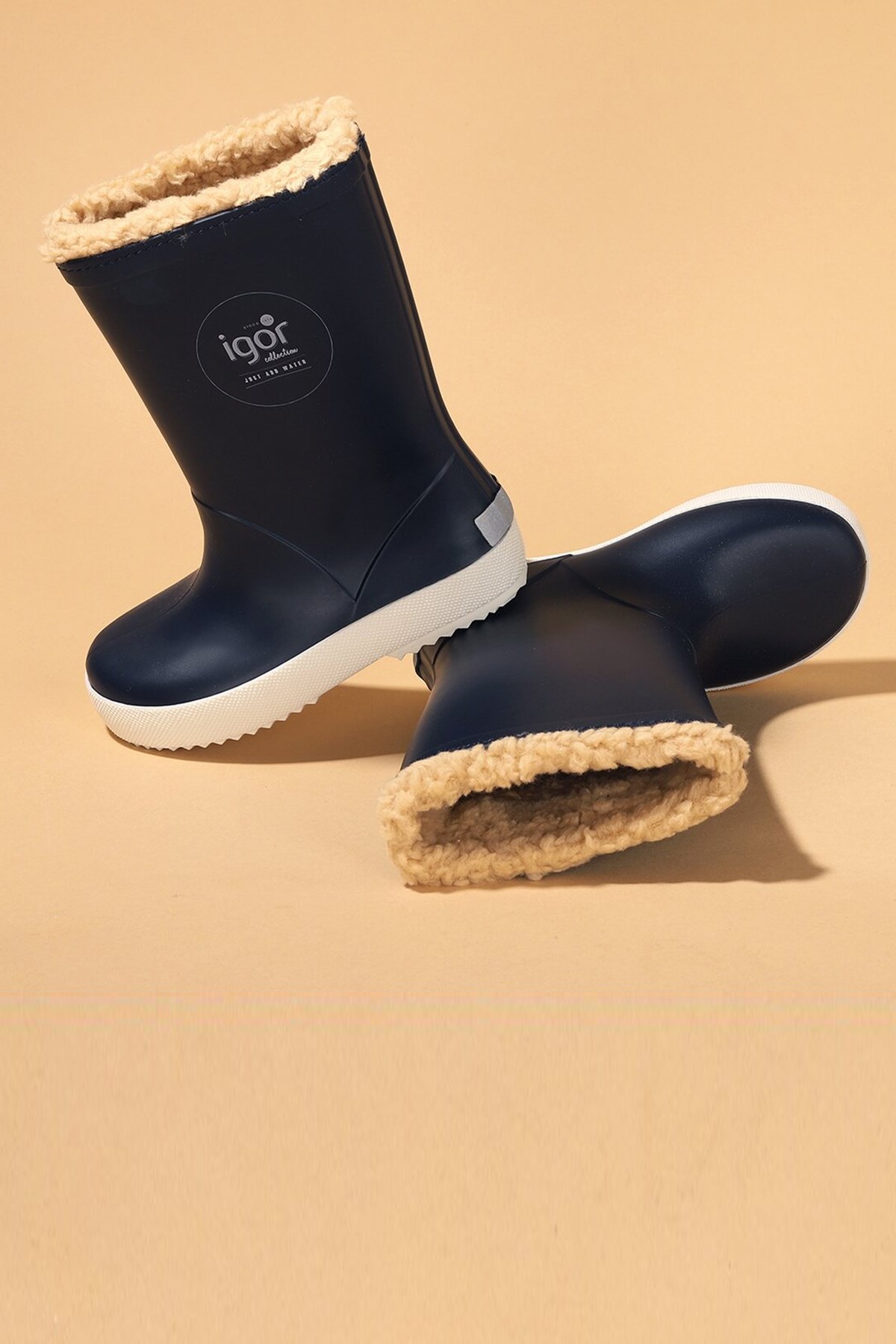 Igor Splash Borreguito Çocuk Yağmur Çizmesi W10207-003 Lacivert