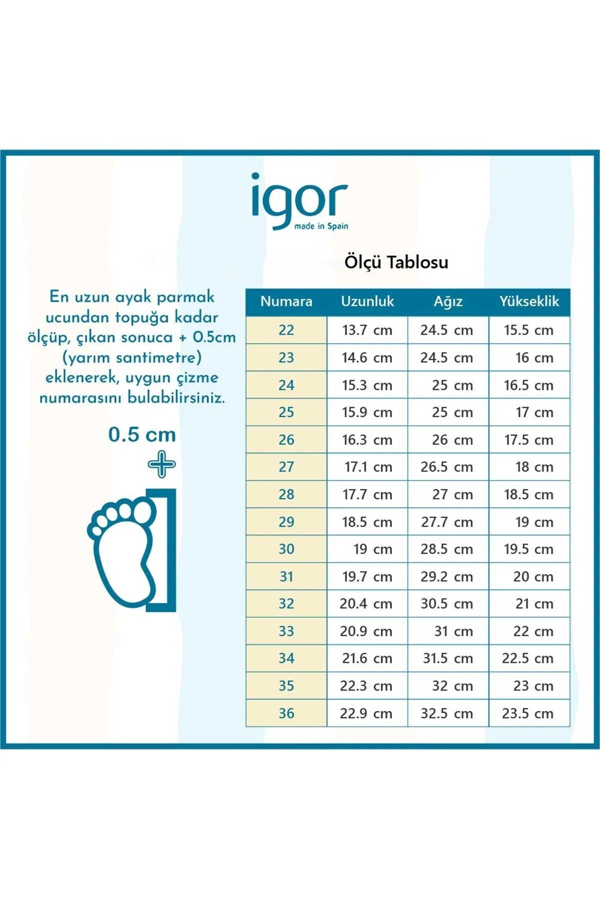 Igor Splash Dk Çocuk Yağmur Çizmesi W10292-Tej Bej