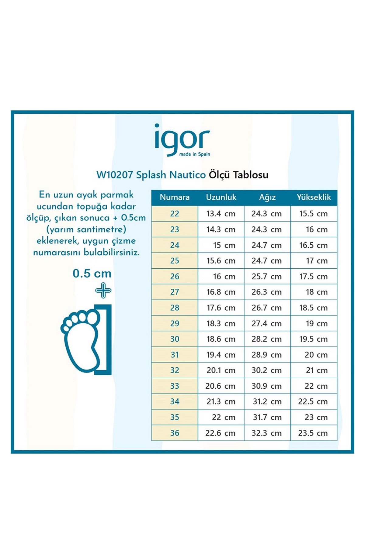 Igor Splash Dk Borreguito Çocuk Yağmur Çizmesi W10293-Pet Mavi