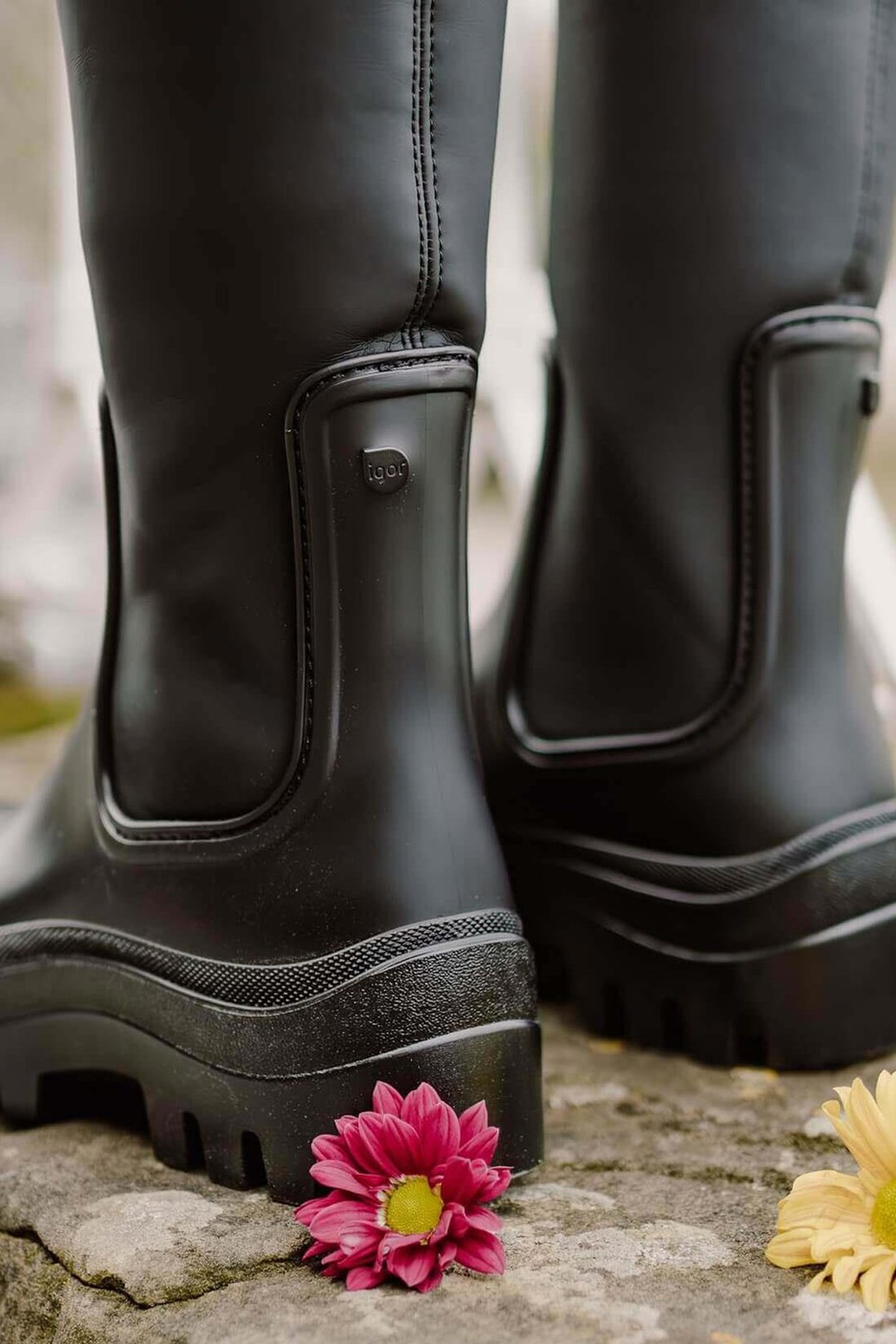 Igor Soul Engomado Kadın Çizme W10301-002 Siyah