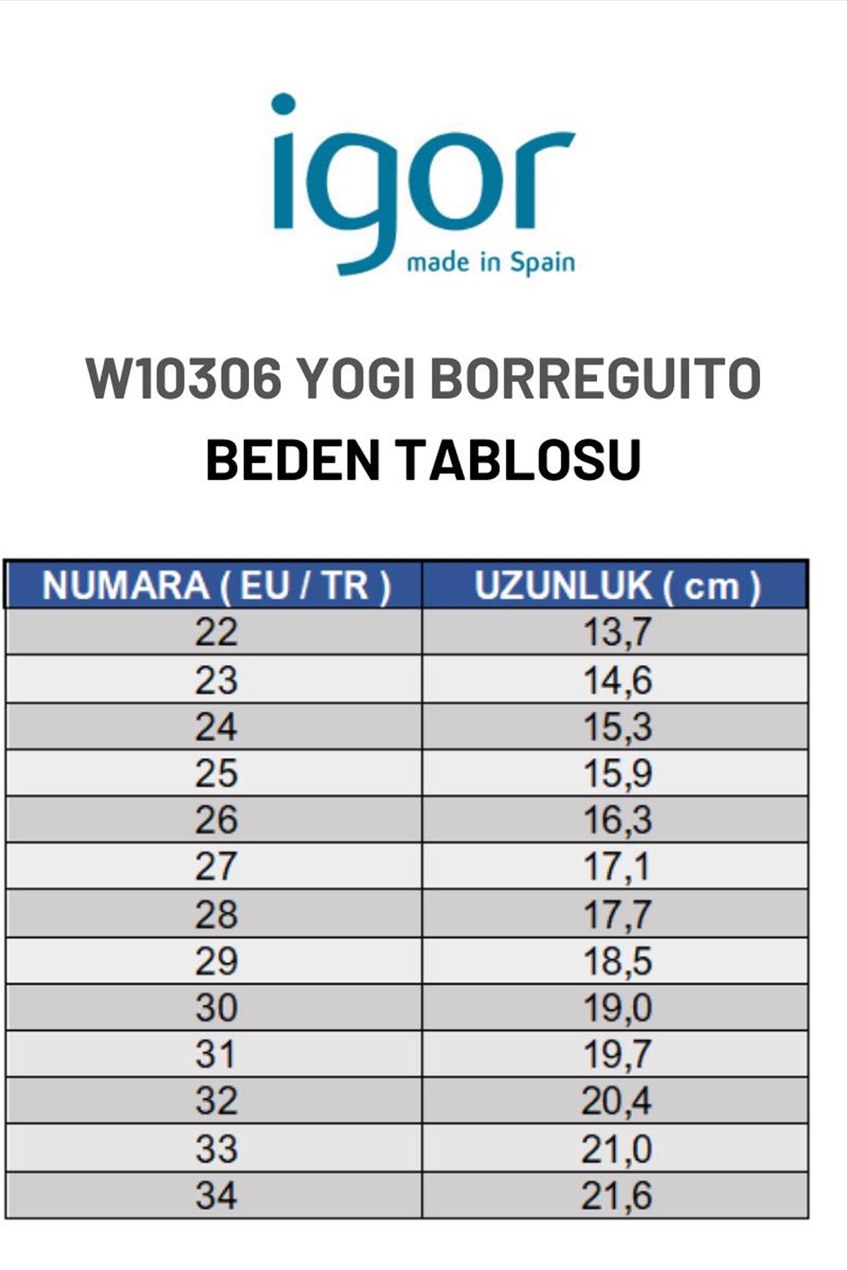 Igor Yogi Borreguito Çocuk Çizme W10306-003 Lacivert