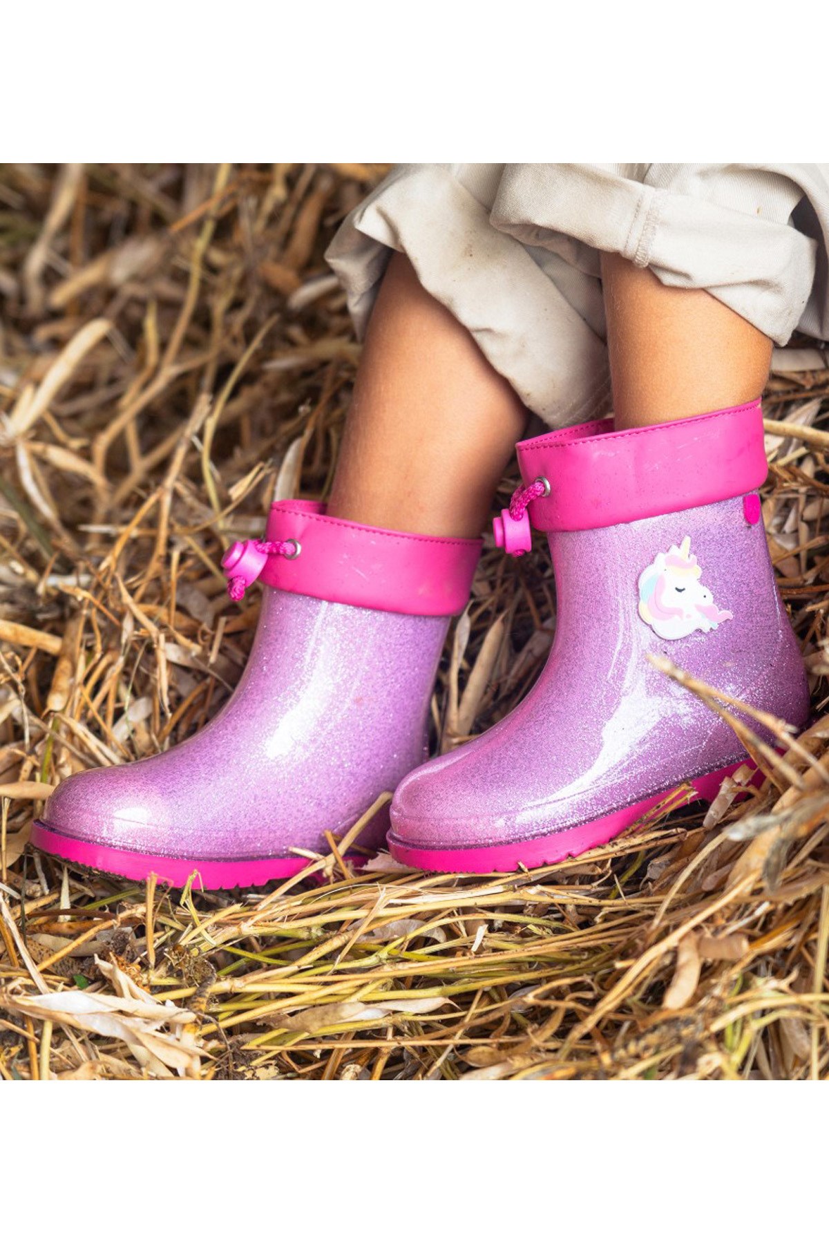 Igor Bimbi Unicornio Glitter Çocuk Çizme W10339-IGR124 Fuşya