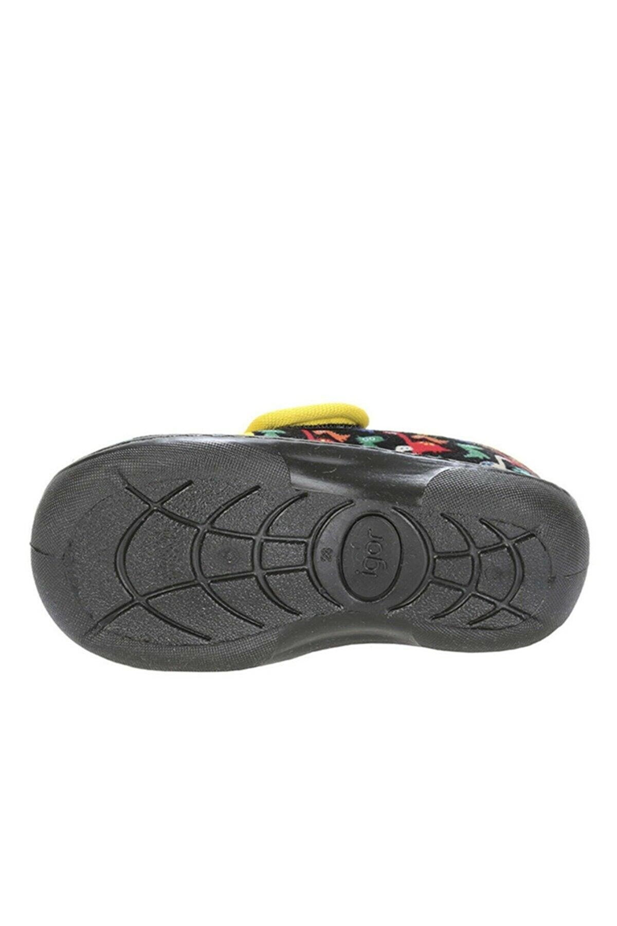 Igor Snoopy Art Çocuk Panduf W20125-Dino Siyah