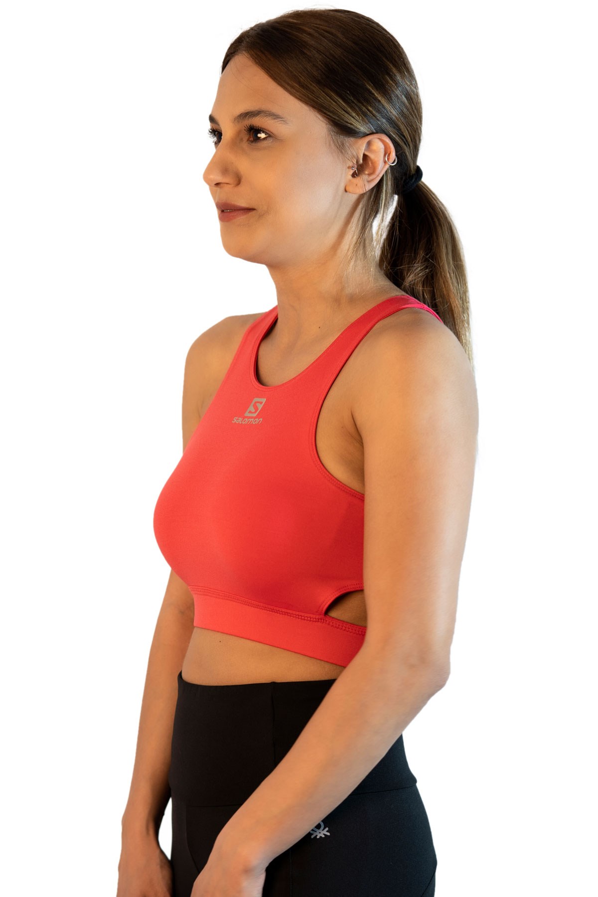 Salomon Skyline Fitness Bra W90WSKYLINE Pembe