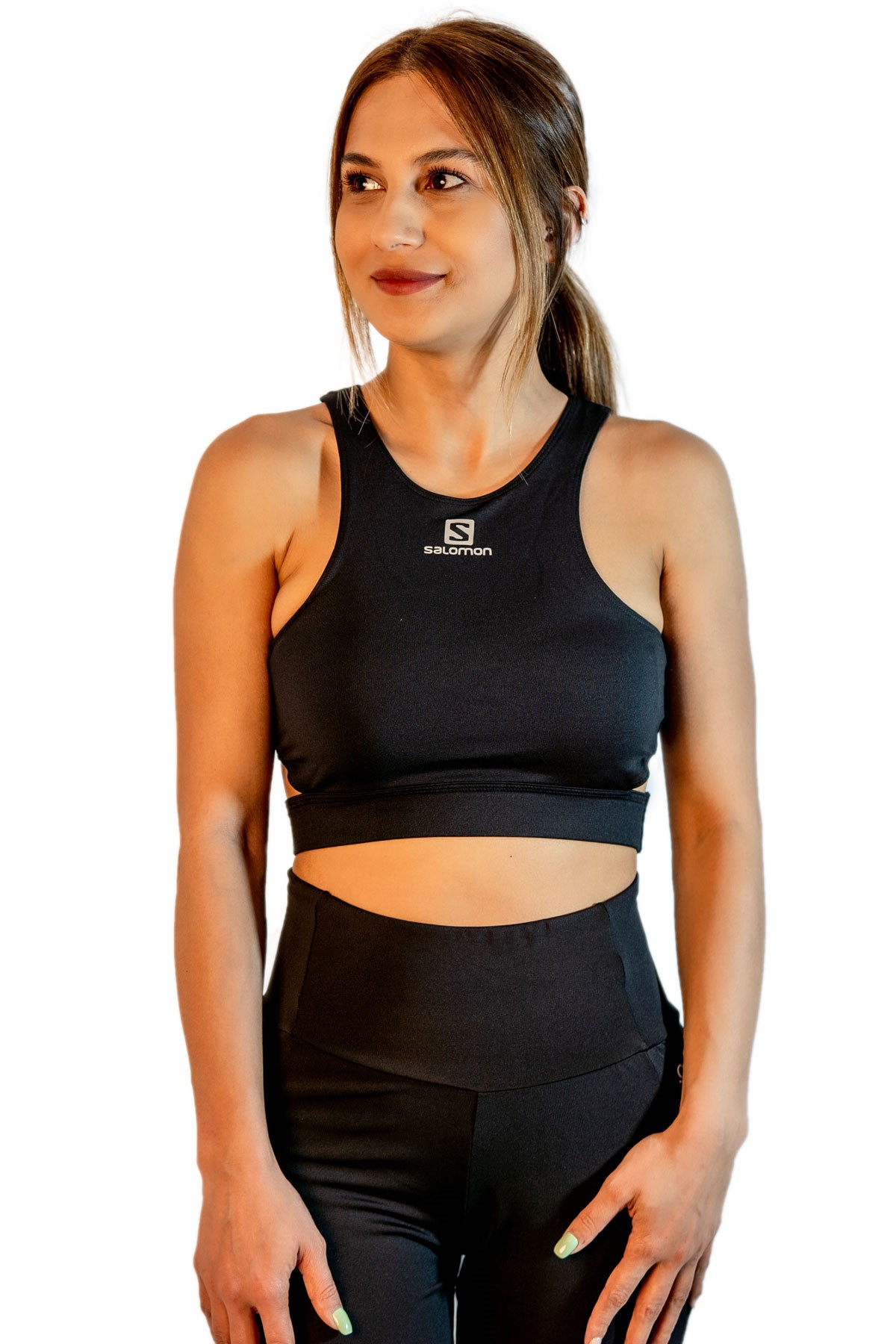 Salomon Skyline Fitness Bra  W90WSKYLINE Siyah