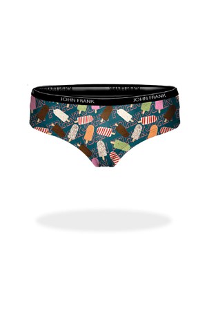 John Frank Identity Hipster Kadın Külot WJFD-H01-ICECREAM