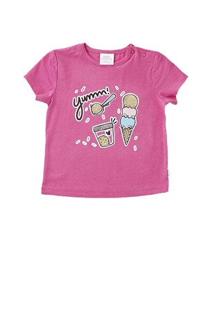 Wonder Kids Kız Bebek Tişört WK19SS8250-F
