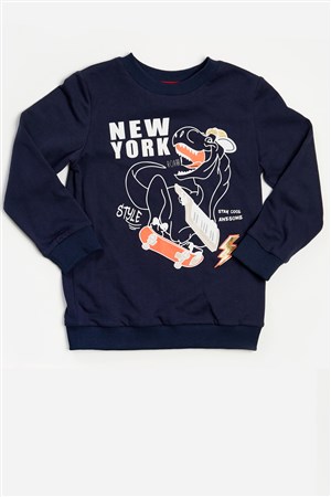 Wonder Kids Toodler Erkek Çocuk Sweatshirt WK20AW5014-L