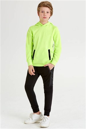 Wonder Kids Çocuk Kapüşonlu Sweatshirt WK20AW6017