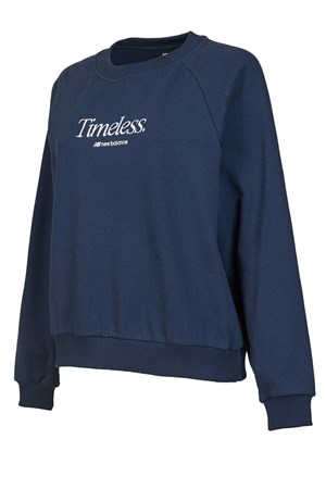 New Balance Lifestyle Kadın Sweatshirt WNC3380-IND Lacivert