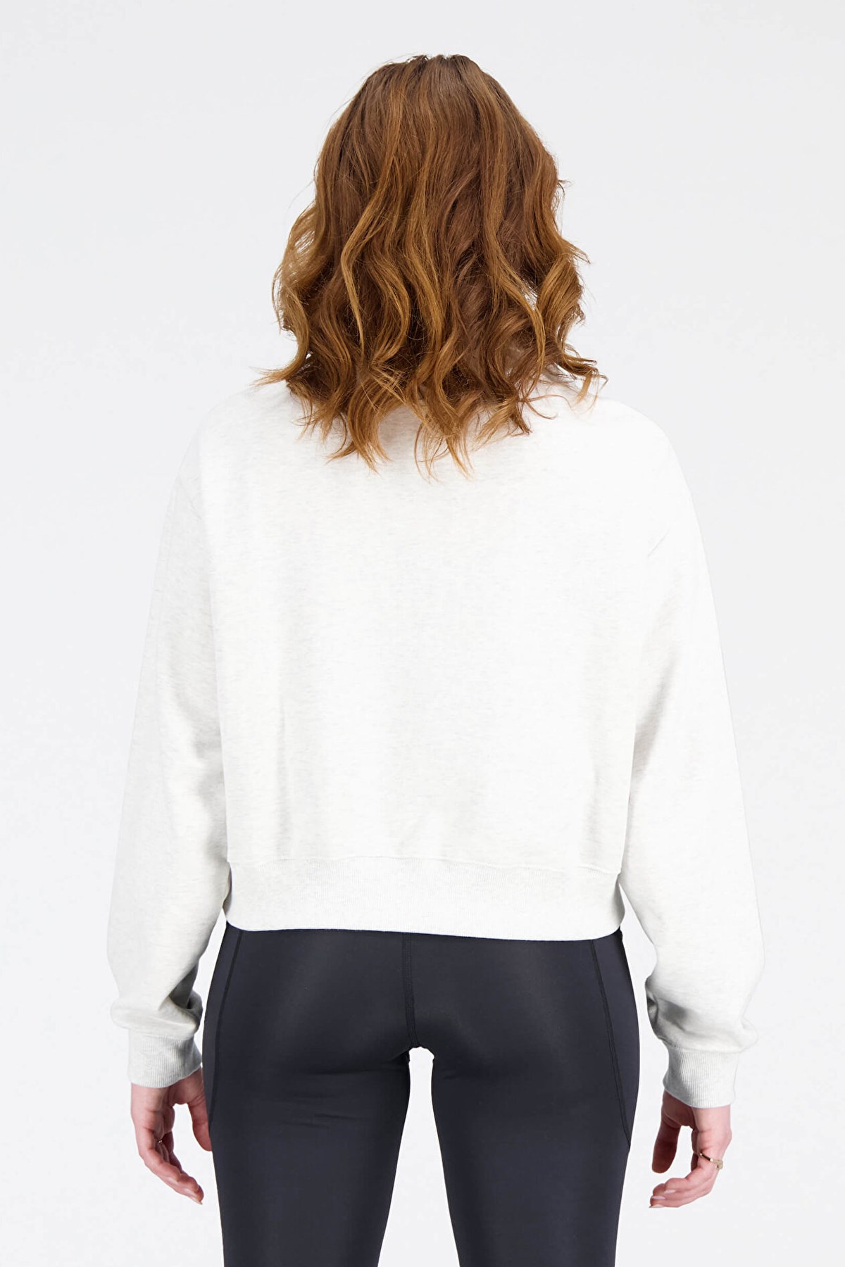 New Balance Lifestyle Kadın Sweatshirt WNH3374-SAH Gri