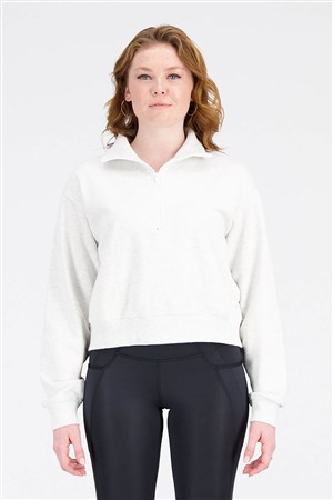 New Balance Lifestyle Kadın Sweatshirt WNH3374-SAH Gri