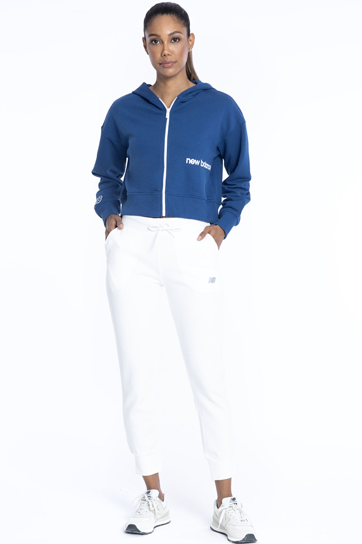 New Balance Lifestyle Kadın Eşofman Altı WNP1974-WT Beyaz