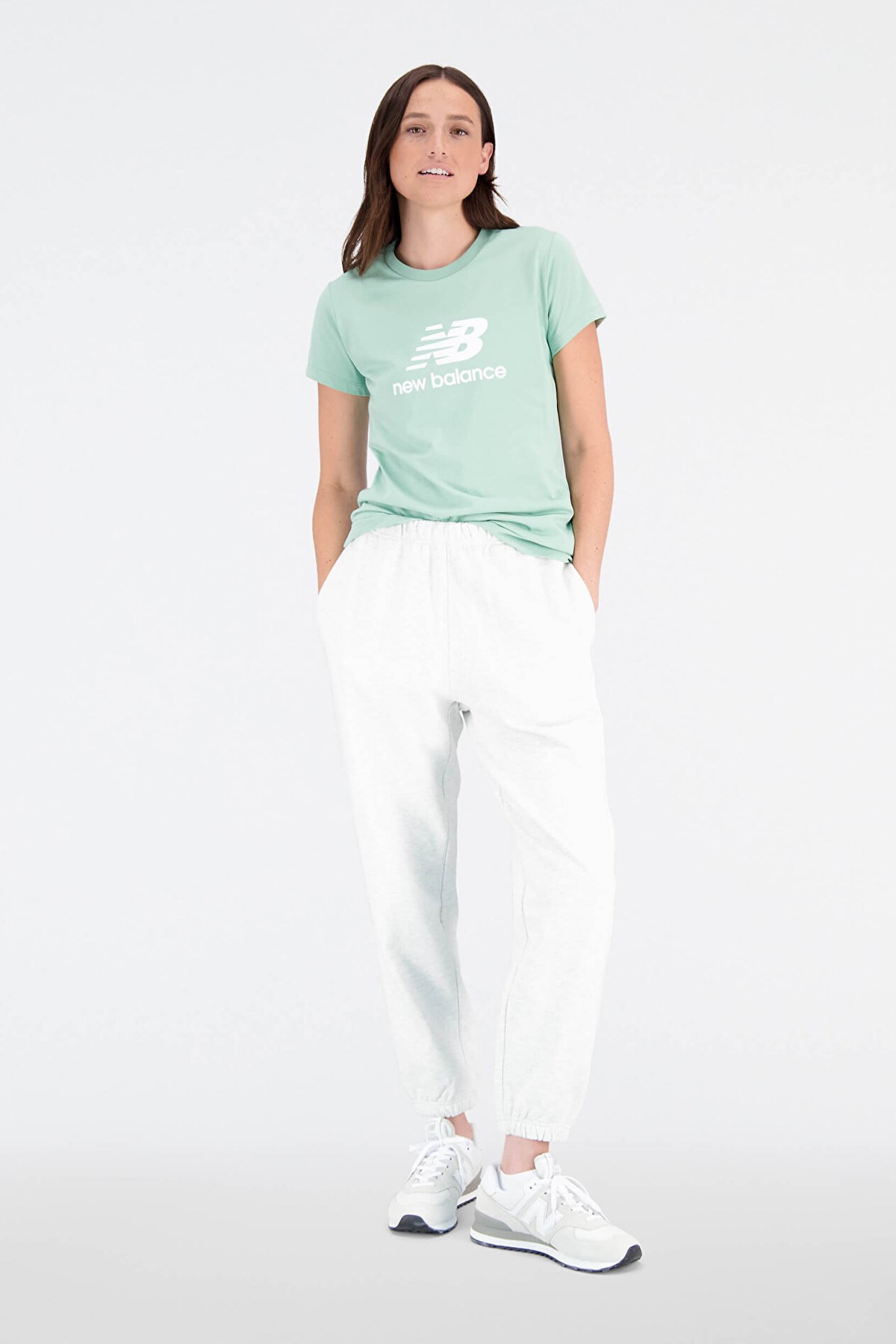 New Balance Lifestyle Kadın Eşofman Altı WNP3356-SAH Gri