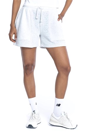 New Balance Lifestyle Kadın Şort WNS1357-SNW Gri