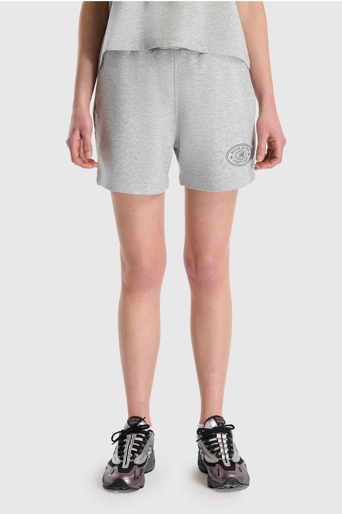 New Balance Kadın Spor Şort Wns1508-Ag Gri