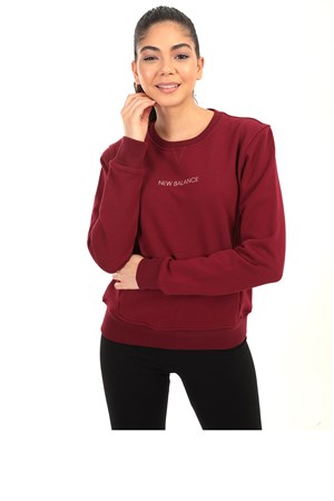 New Balance Womens Sweatshirt Kadın Sweatshirt WPC029-BKR