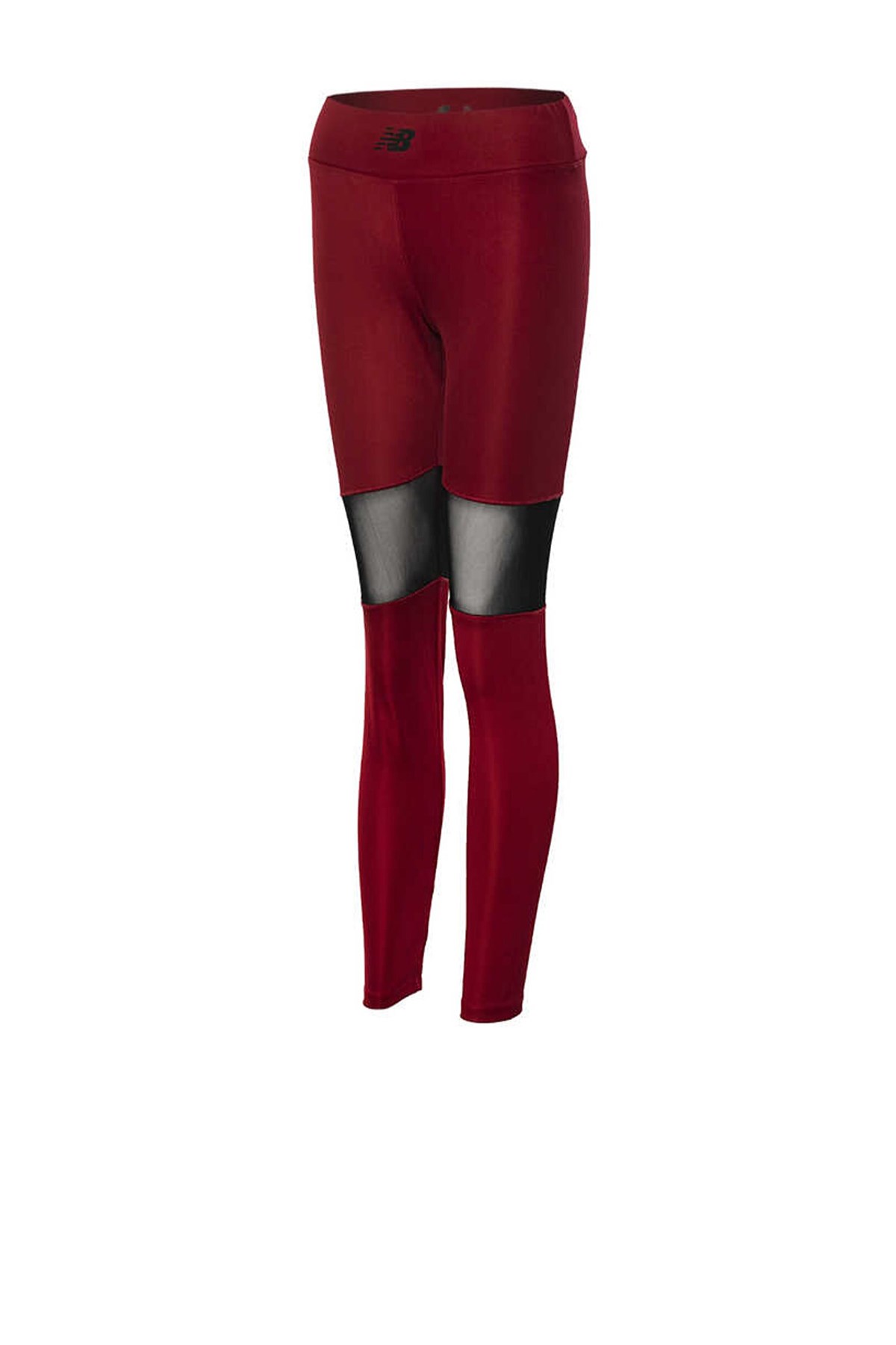 New Balance Team Leggings Kadın Tayt WPP013-BKR Bordo