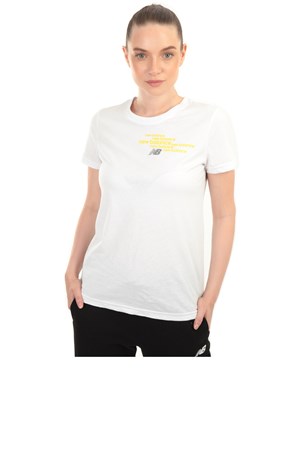 New Balance Womens Tee Kadın Tişört WPT030-WT