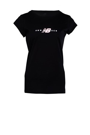 New Balance Nb Logo Kadın Tişört WTT2033-BK
