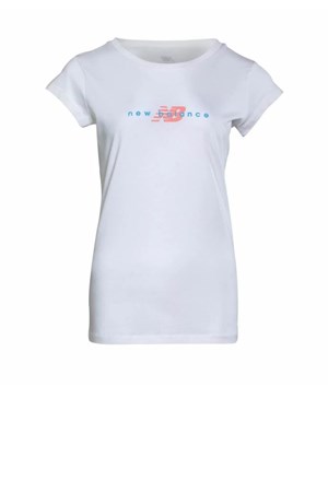 New Balance Logo Kadın Tişört WTT2033-WT
